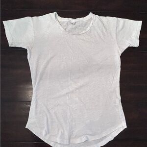 Madewell White Cotton Tee